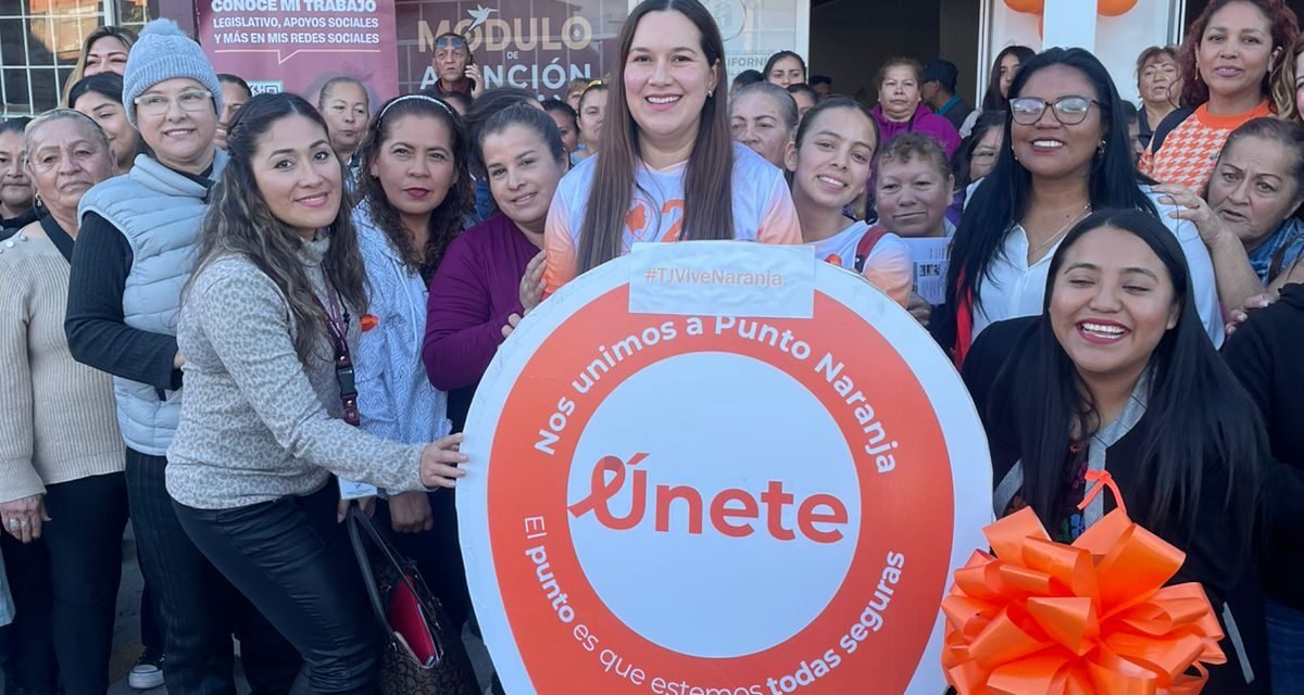 TIJUANA EXPANDE LOS PUNTOS NARANJA PARA APOYAR A MUJERES EN SITUACIÓN DE VIOLENCIA