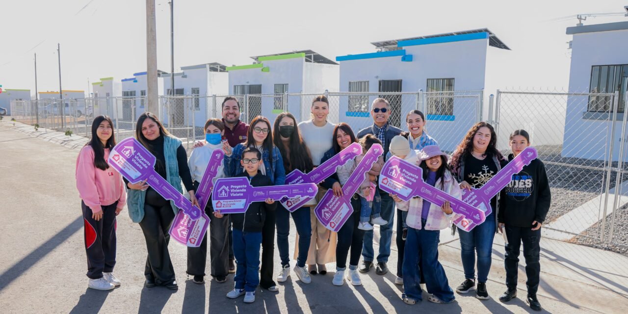 ENTREGA DE VIVIENDAS VIOLETA TRANSFORMA VIDAS DE MADRES AUTÓNOMAS EN BAJA CALIFORNIA