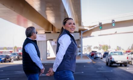 INAUGURA GOBERNADORA MARINA DEL PILAR DISTRIBUIDOR VIAL LÁZARO CÁRDENAS-CARRANZA PARA OPTIMIZAR LA MOVILIDAD DE MEXICALI