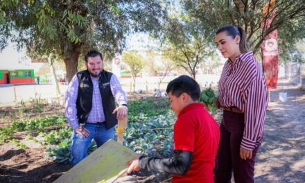 EN BC MÁS DE 9 MIL 300 PERSONAS SE HAN BENEFICIADO CON LOS HUERTOS ESCOLARES Y COMUNITARIOS: GOBERNADORA MARINA DEL PILAR