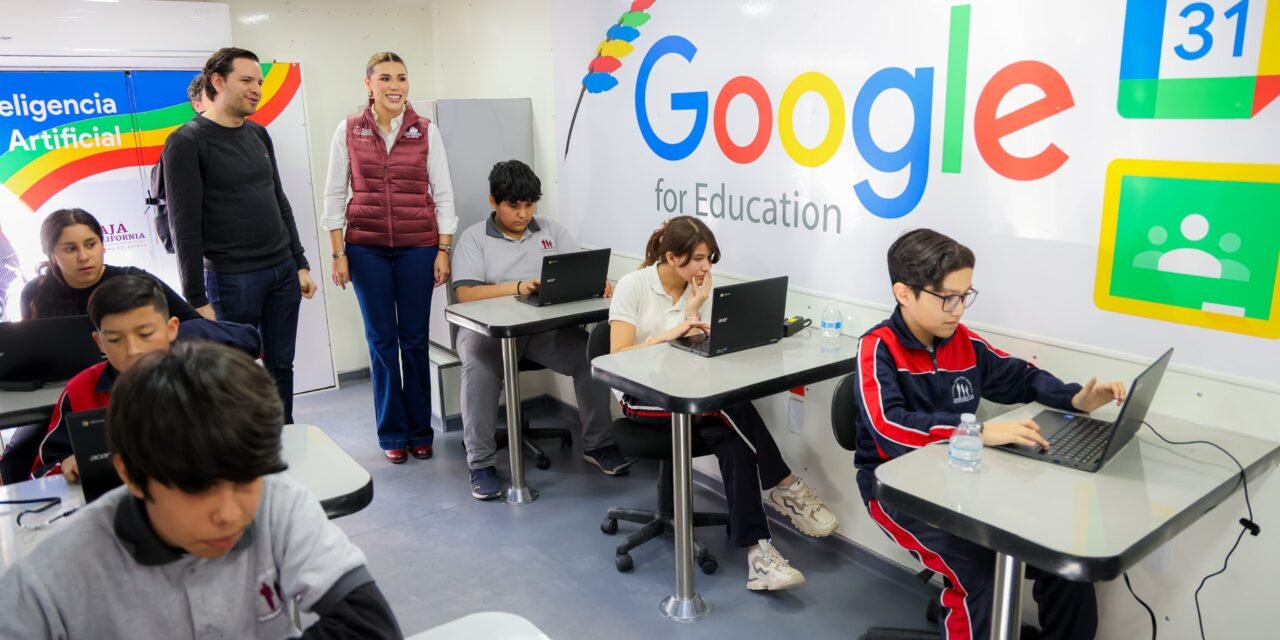 ES BAJA CALIFORNIA PRIMER ESTADO EN IMPLEMENTAR INTELIGENCIA ARTIFICIAL EN EDUCACIÓN PÚBLICA: GOBERNADORA MARINA DEL PILAR