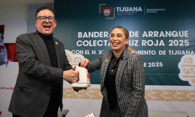 SE SUMA XXV AYUNTAMIENTO DE TIJUANA A LA COLECTA DE LA CRUZ ROJA MEXICANA 2025